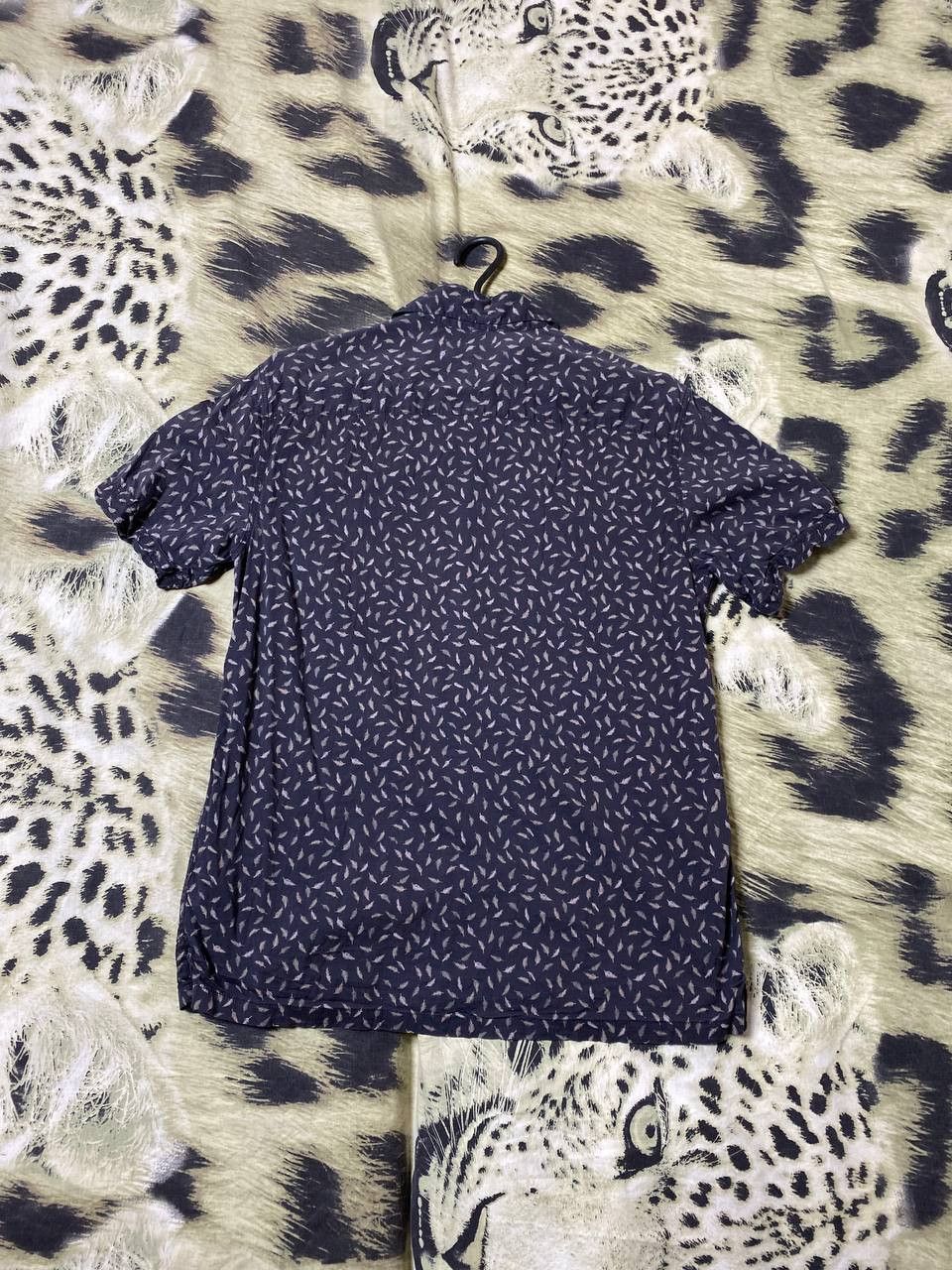Allsaints × Vintage AllSaints Short Sleeve Abstract Print Button Up Down Shirt Size US M / EU 48-50 / 2 - 10 Thumbnail
