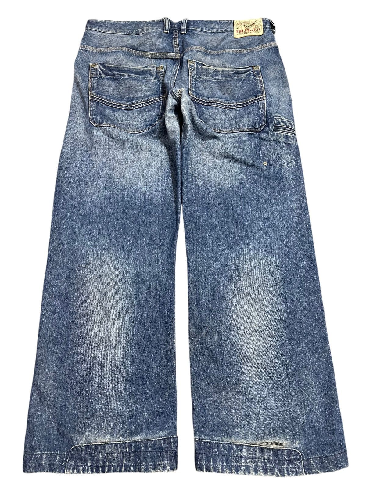 JNCO Vintage Japanese Brand Blue Wash Hip Hop Style Baggy Jeans Size US 36 / EU 52 - 2 Thumbnail