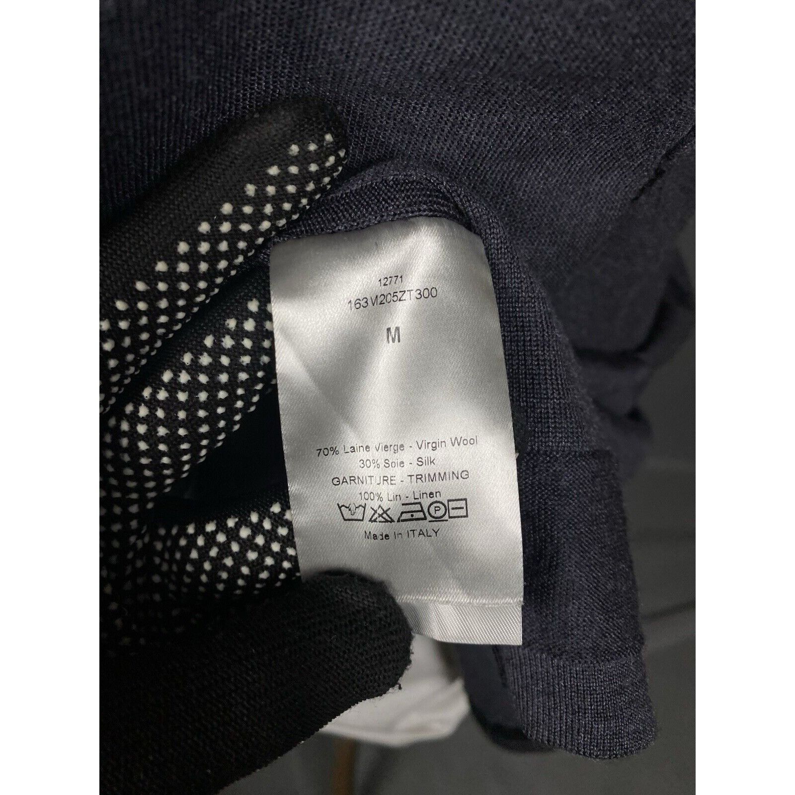 Dior Dior Homme Men's Gray Wool Silk Vest Size M Size US M / EU 48-50 / 2 - 11 Thumbnail