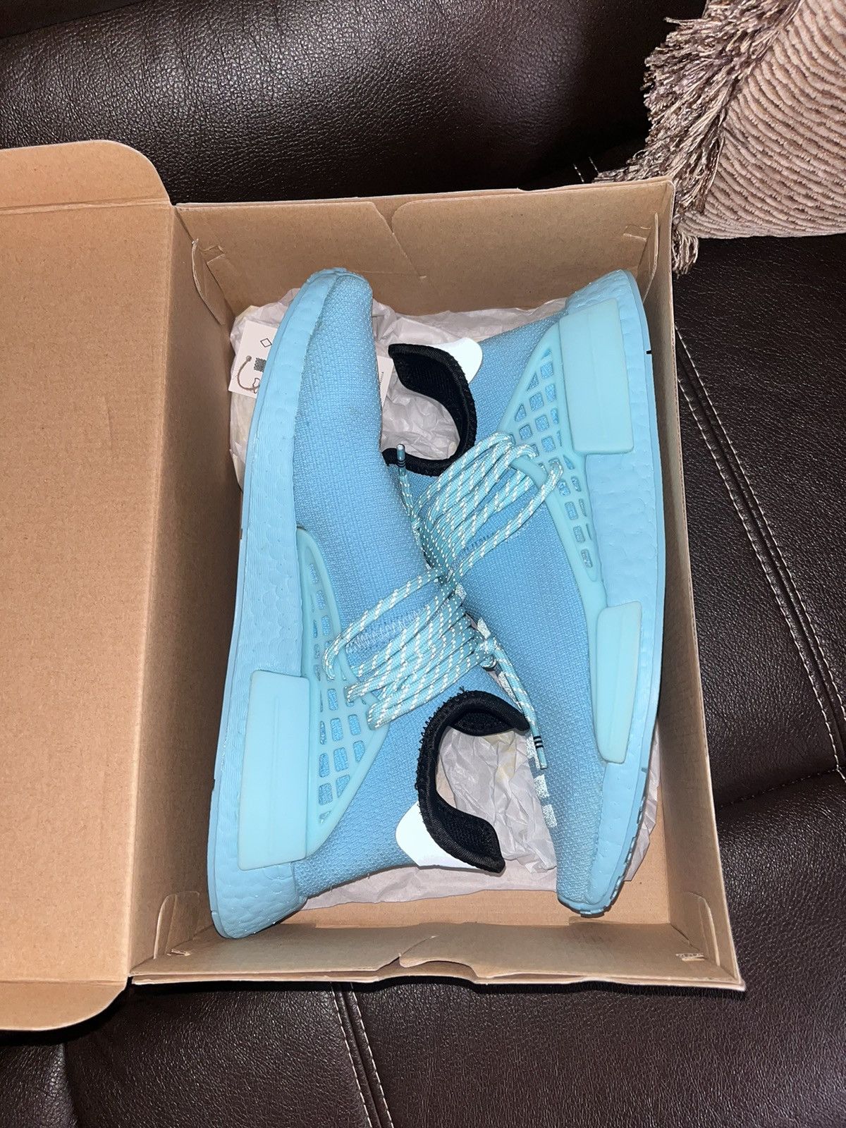 Adidas × Human Made NMD HUMAN MADE CLEAR AQUA - SEND OFFERS ‼️ Size US 9.5 / EU 42-43 - 8 Thumbnail