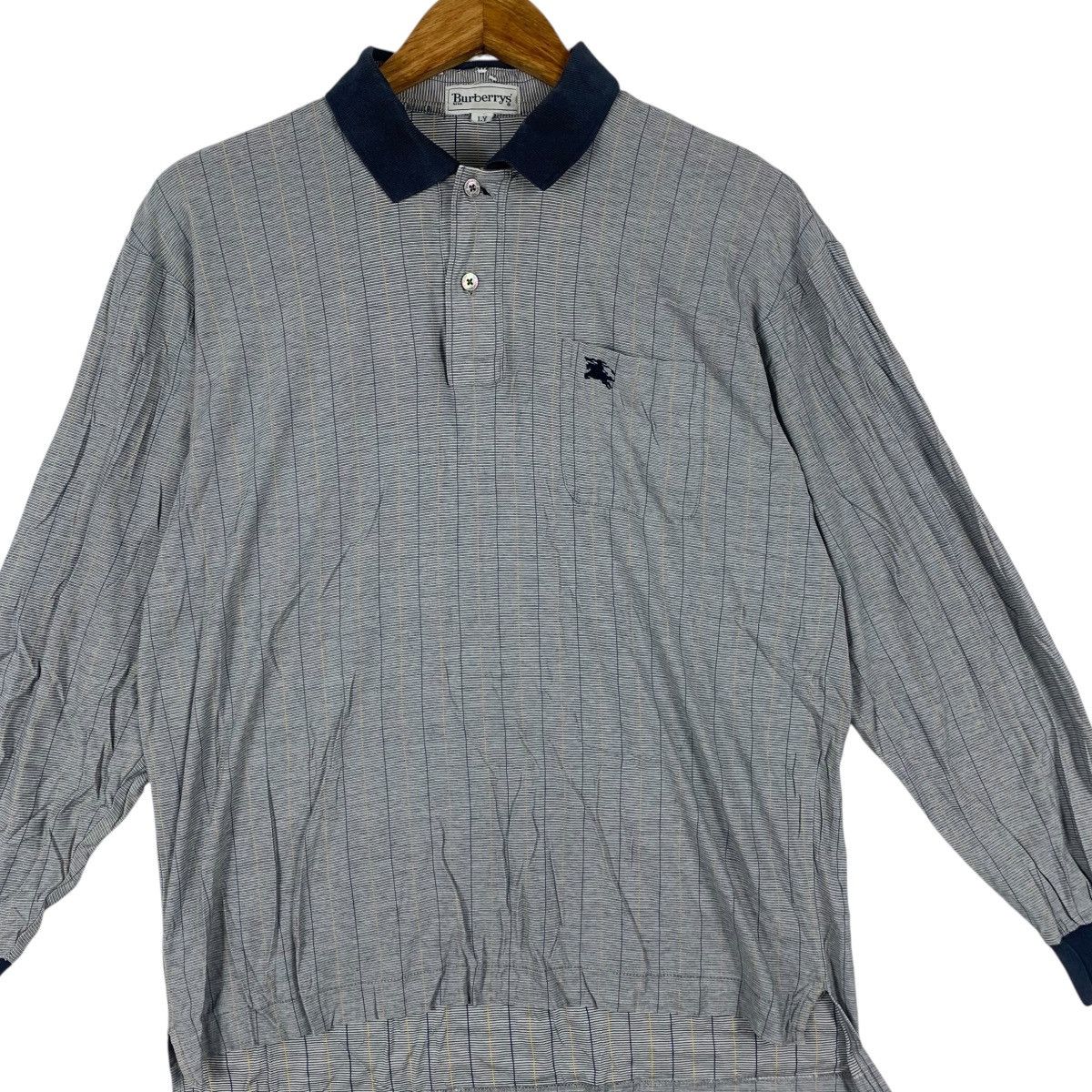 Burberry Vintage BURBERRY LONDON PRORSUM Striped Polo Tee Shirt Top Size US M / EU 48-50 / 2 - 3 Thumbnail