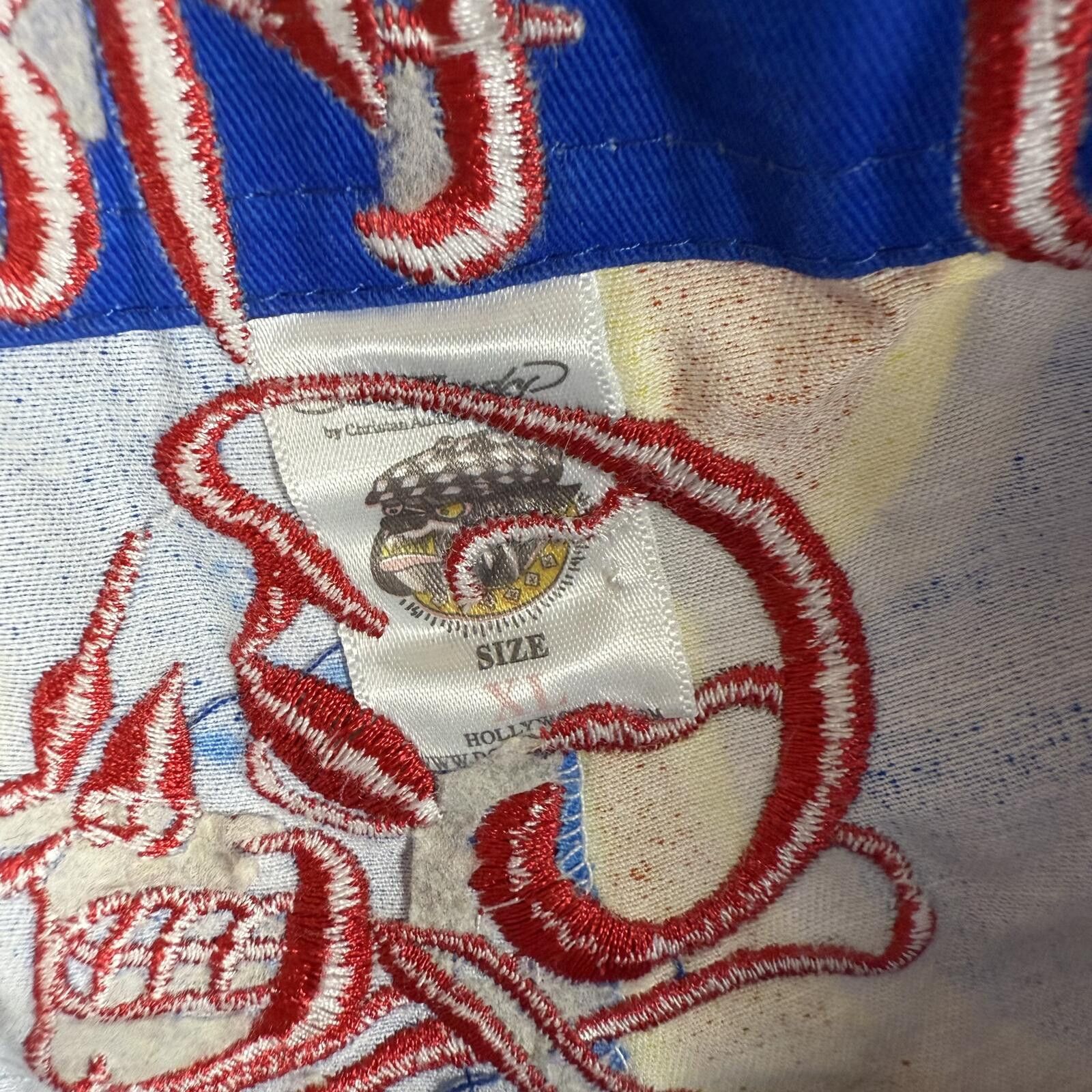 Ed Hardy Y2K Ed Hardy Bulldog Chain Board Shorts XL Size US 36 / EU 52 - 2 Thumbnail