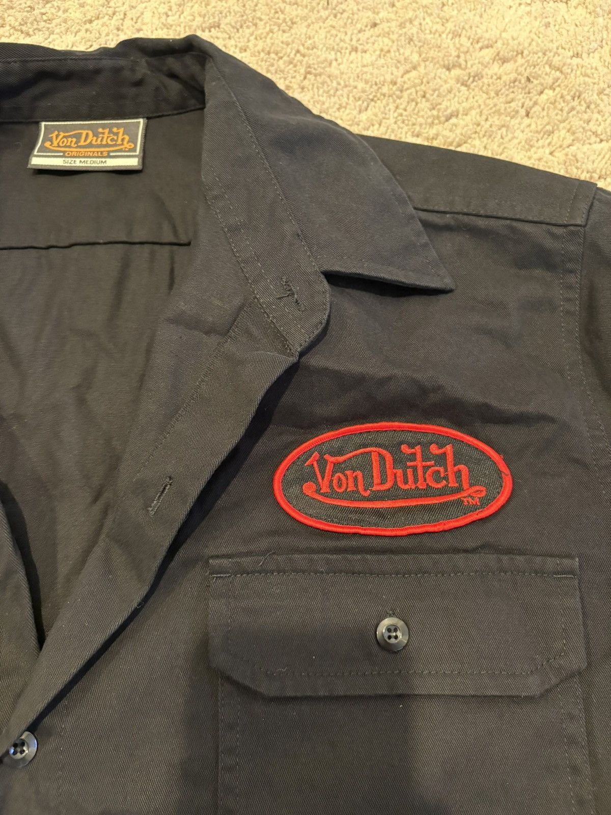 Von Dutch Von Dutch Mechanic Tee Button Up Size US M / EU 48-50 / 2 - 2 Thumbnail