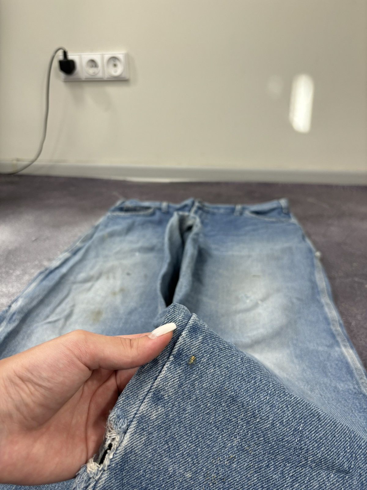 Dickies Vintage Dickies Y2K Relaxed Fit Hype Faded Blue Denim Jeans Size US 36 / EU 52 - 12 Thumbnail