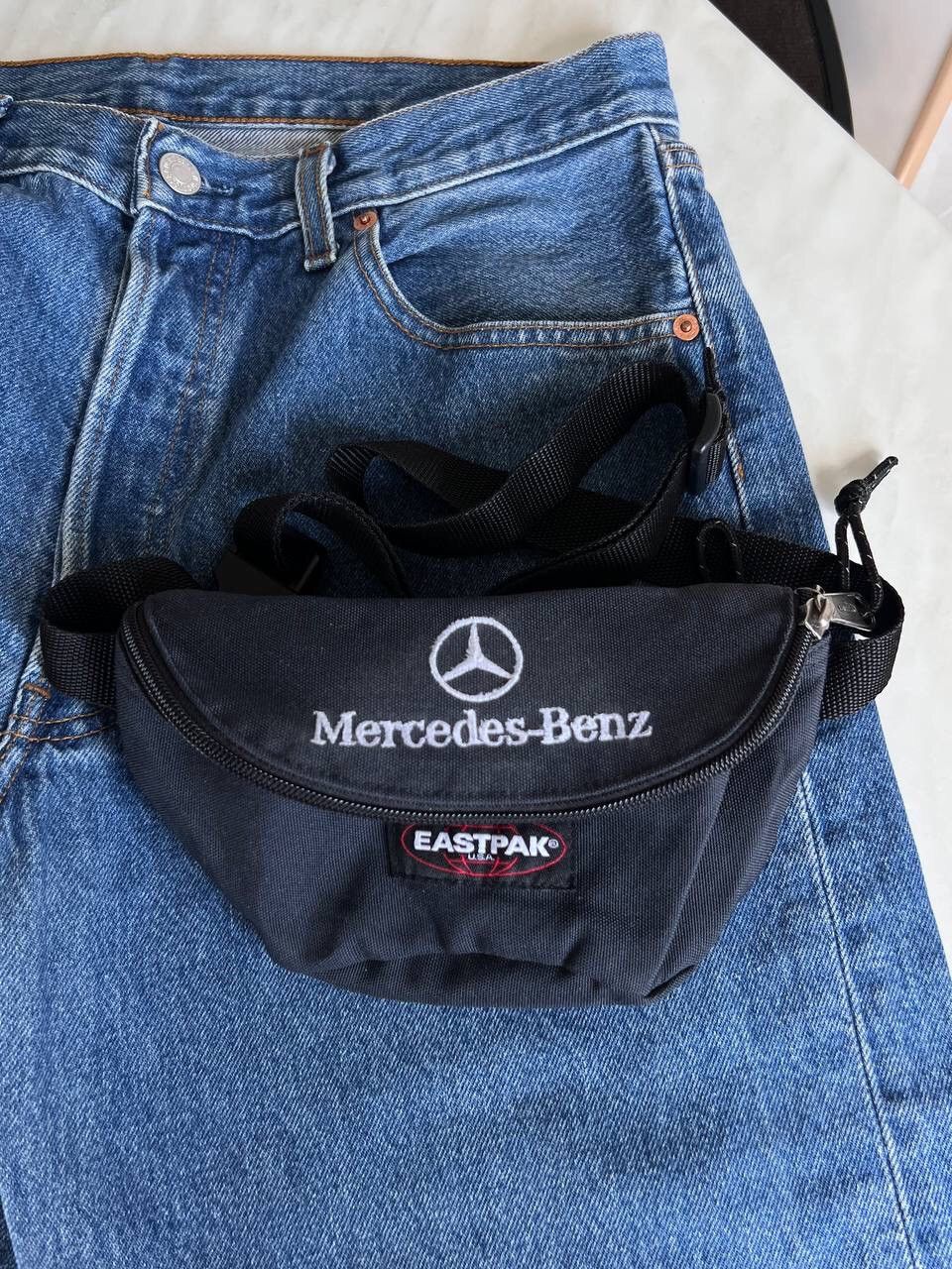 Vintage Mercedes Benz Vintage Belt Bag Messenger Gorpcore Y2K Racing Size ONE SIZE - 4 Thumbnail