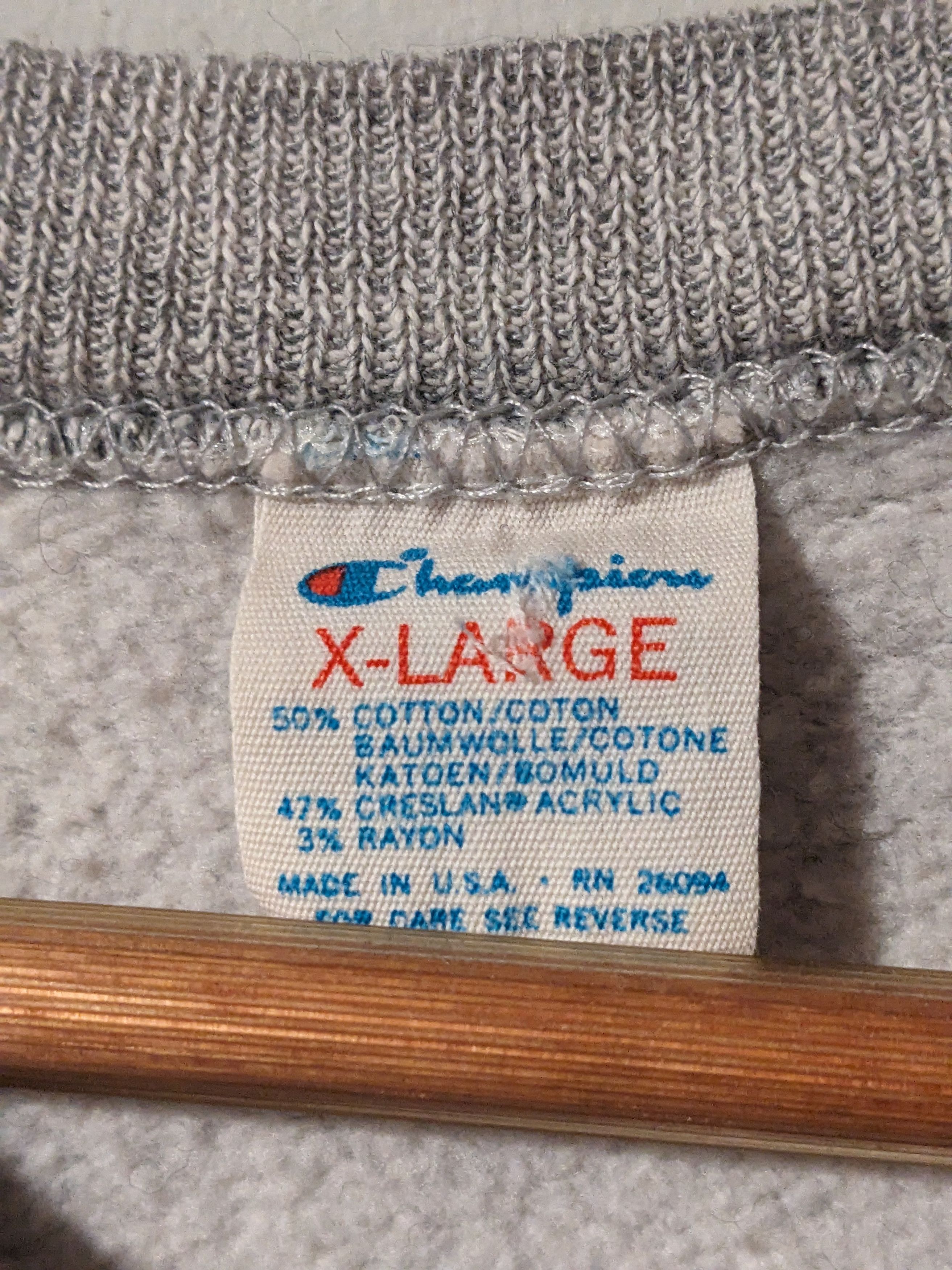 Champion × Vintage Vintage 80s Ohio State University Champion Sweatshirt Size US XL / EU 56 / 4 - 3 Thumbnail