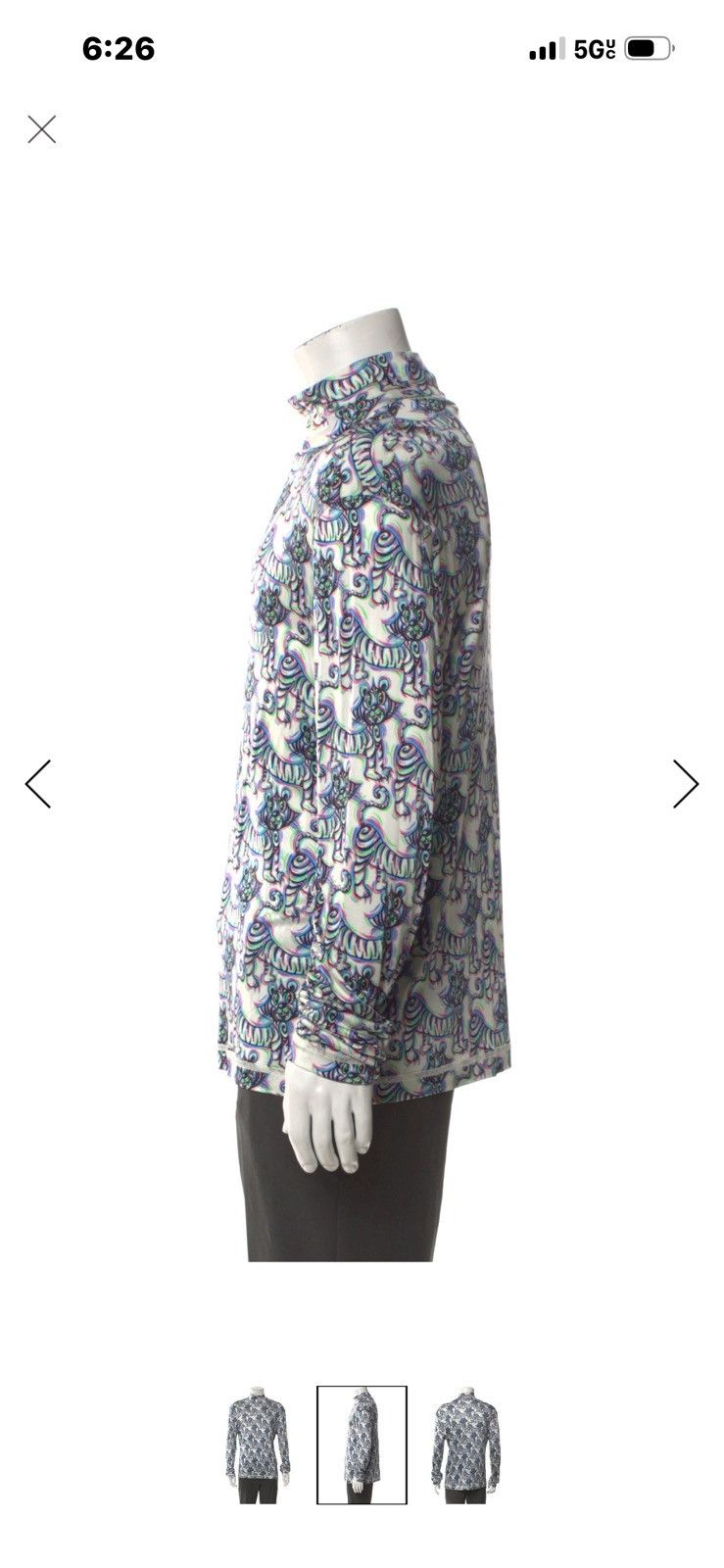 Dior Dior Silk Long-Sleeve T-Shirt Size US L / EU 52-54 / 3 - 11 Thumbnail
