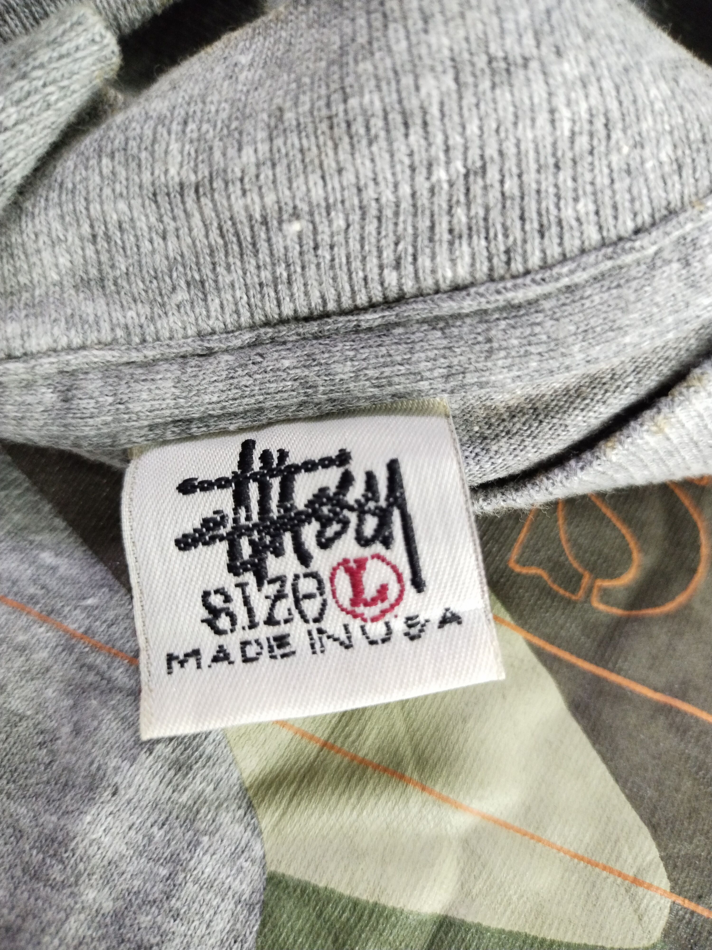 Stussy × Vintage 90's Vintage Stussy Camo Army Long Sleeve Tee Size US L / EU 52-54 / 3 - 12 Thumbnail