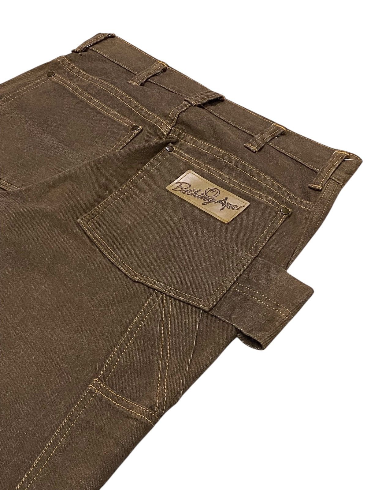 Bape Vintage A Bathing Ape Busyworks Double Knee Denim Size US 28 / EU 44 - 9 Thumbnail