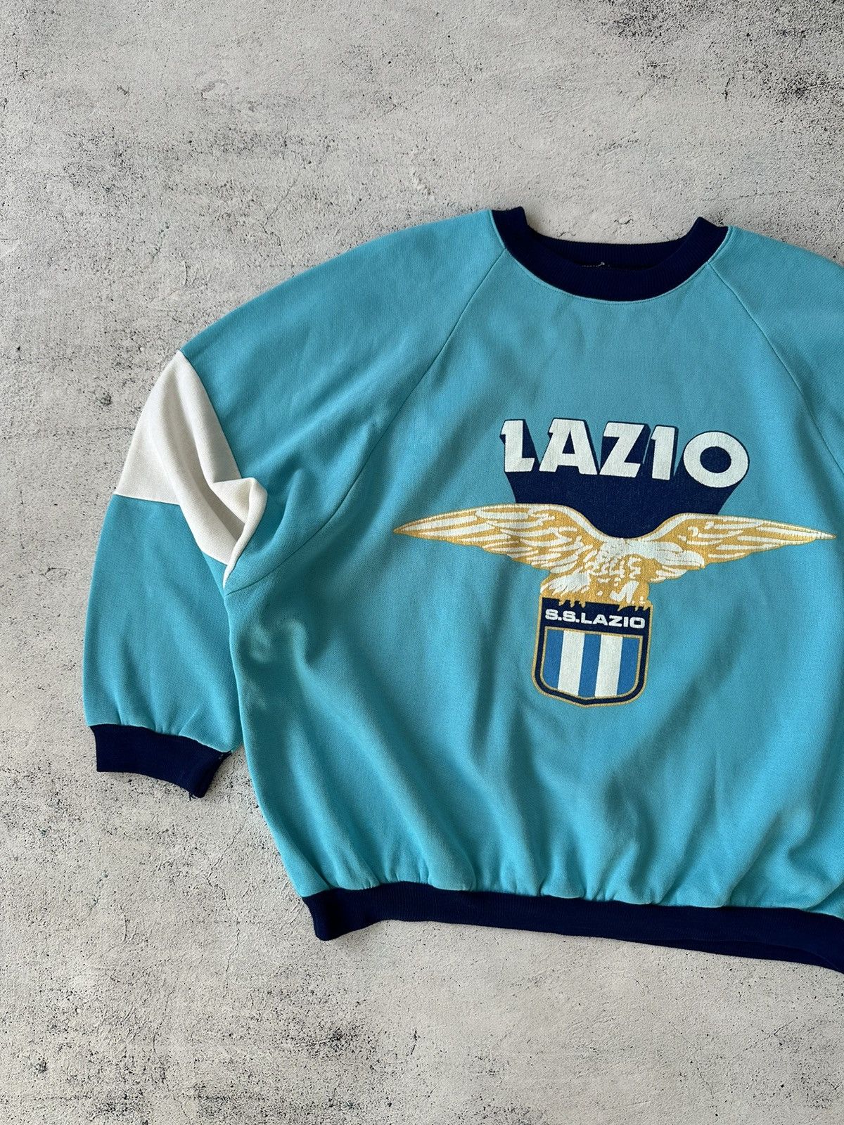 Vintage 1990/91 Lazio Le Felpe Dei Grandi Club Sweatshirt Size US M / EU 48-50 / 2 - 3 Thumbnail