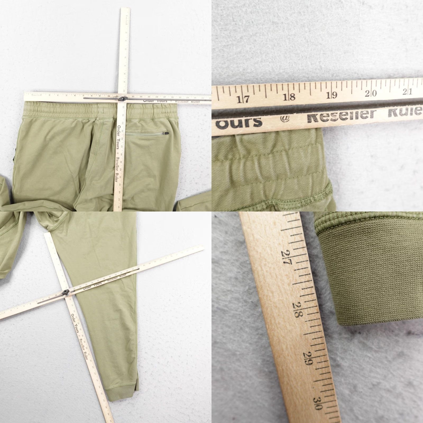Vintage Bearbottom Pants Mens 2XL Green Joggers Sweatpants Sweats Tapered French Terry Size US 39 - 8 Thumbnail