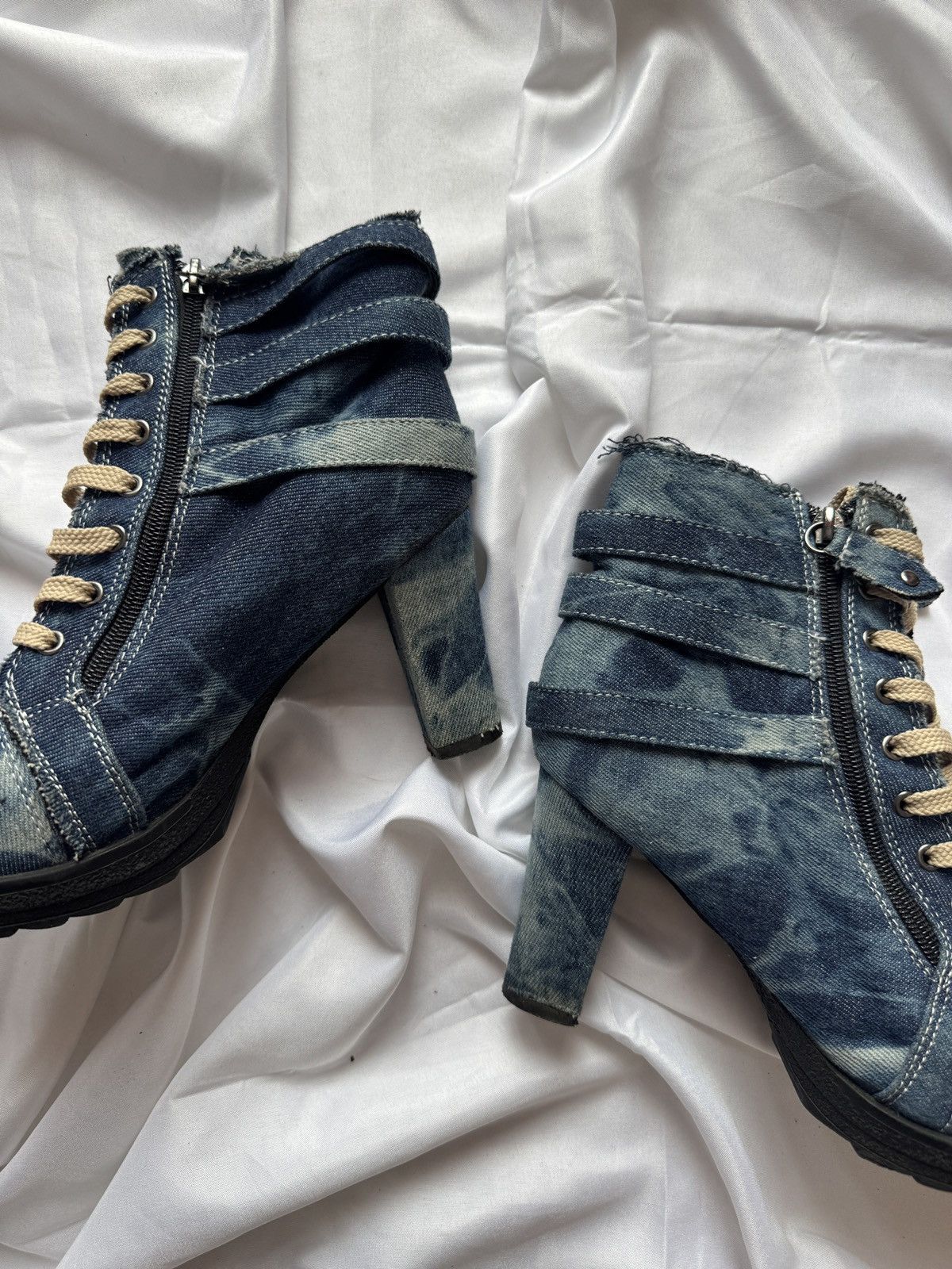 If Six Was Nine Gothicana by EMP Y2K Grunge Buckle Details Heels Boots Size US 9 / IT 39 - 6 Thumbnail