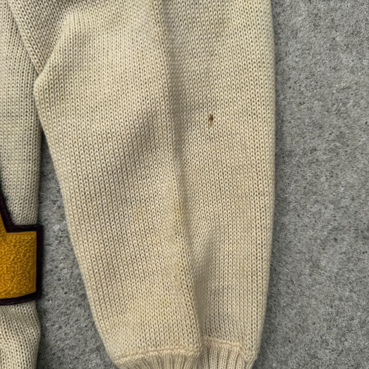 Vintage VTG 50s School Varsity Cardigan Letterman Sweater Y 1950s Size US M / EU 48-50 / 2 - 6 Thumbnail