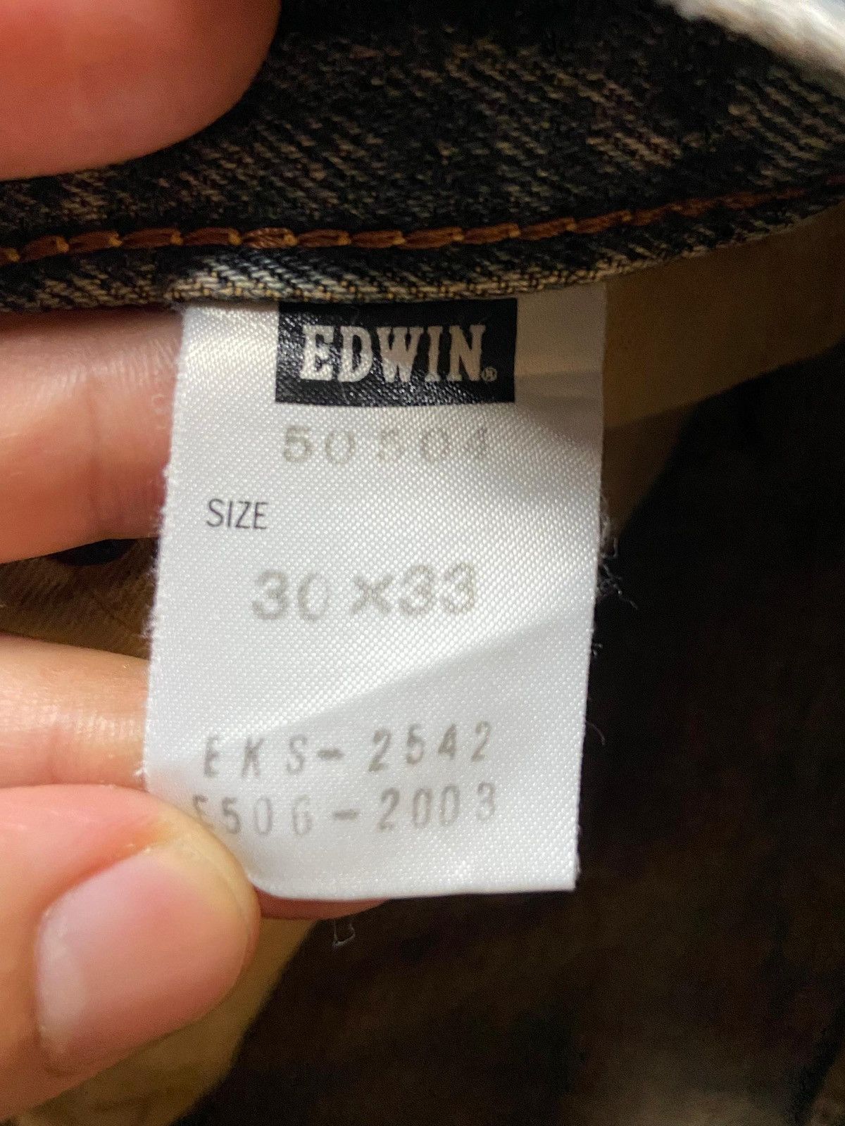 Edwin × Vintage Vintage EDWIN 505 Distressed Denim Jeans (122) Size US 32 / EU 48 - 4 Thumbnail