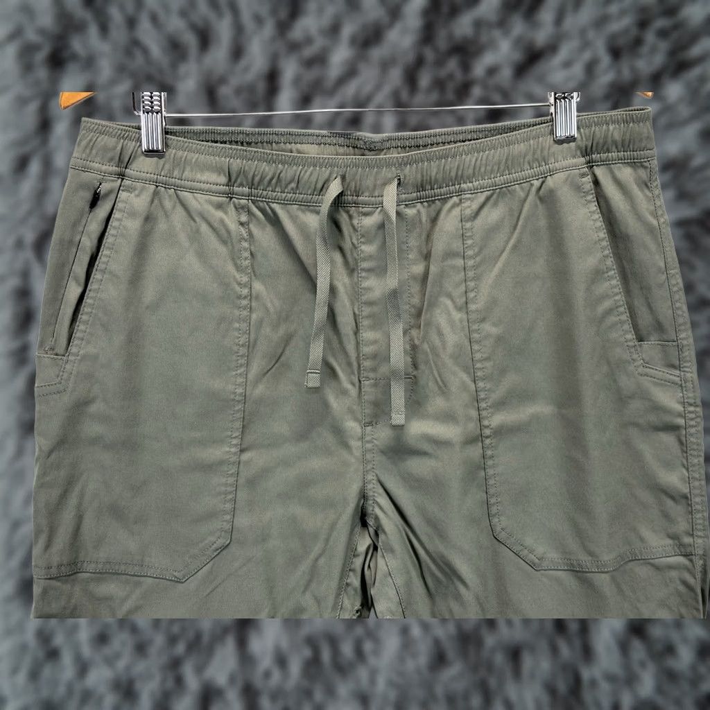 Prana prAna Mens L 30 Green Stretch Zion Field Pants Outdoors Nylon Tapered Hiking Pants Mens Regular Green Stretch Zion Field Outdoors Hiking Size US 33 - 1 Thumbnail