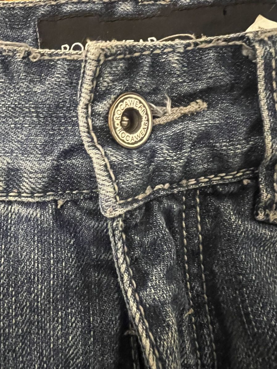 Rocawear × Vintage Y2K Rocawear R+ Baggy Jeans Size US 34 / EU 50 - 13 Thumbnail