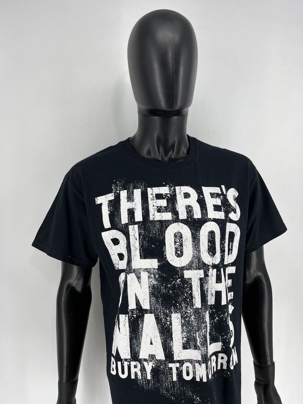 Band Tees Vintage Y2K Bury Tomorrow – Bitemarks Lyrics Band Rock Stree Size US L / EU 52-54 / 3 - 3 Thumbnail