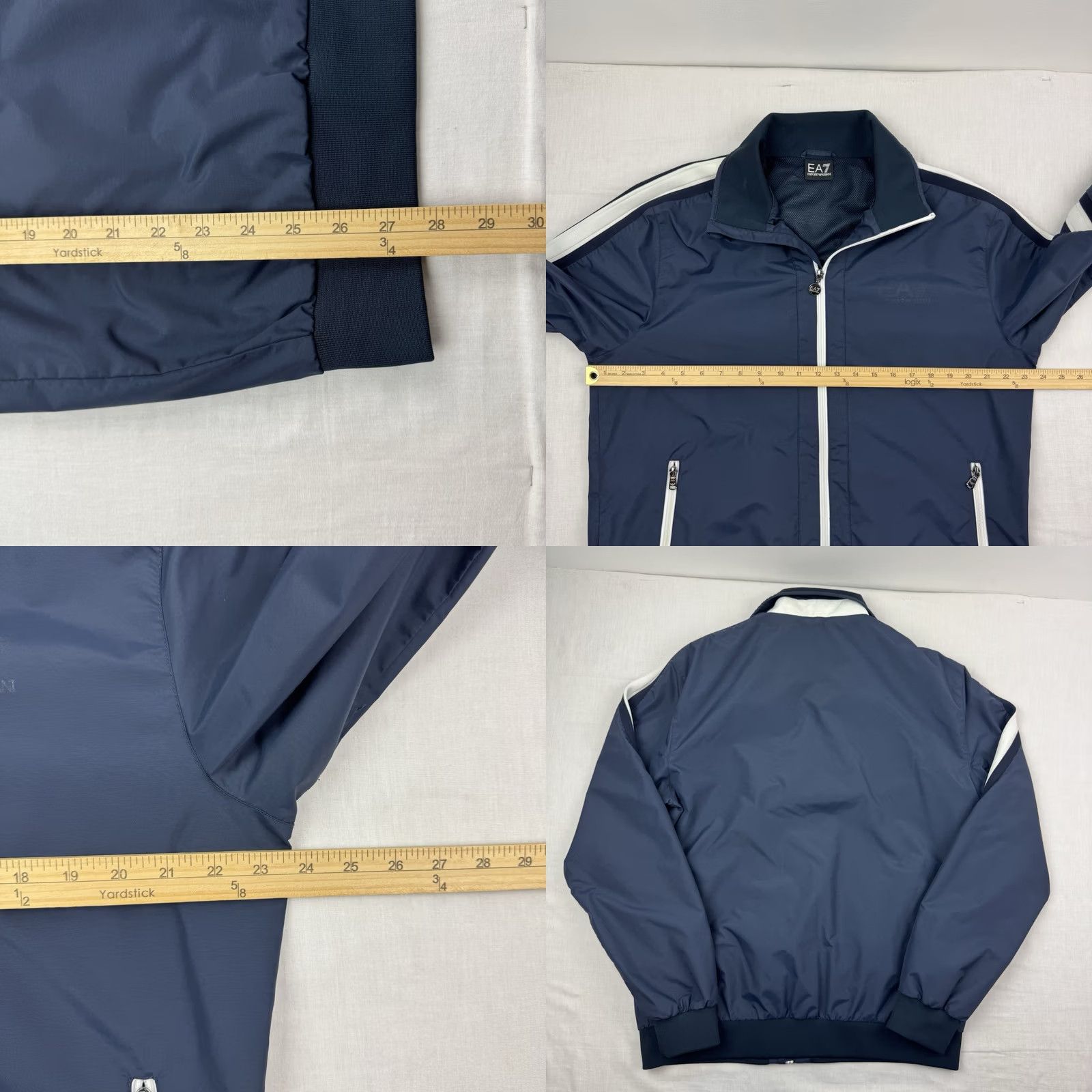 Emporio Armani Emporio Armani Ea7 Windbreaker Jacket Men 2XL Blue Zip Collared Full Zip Lightweight Casual TravelBlocked Size US XXL / EU 58 / 5 - 8 Thumbnail