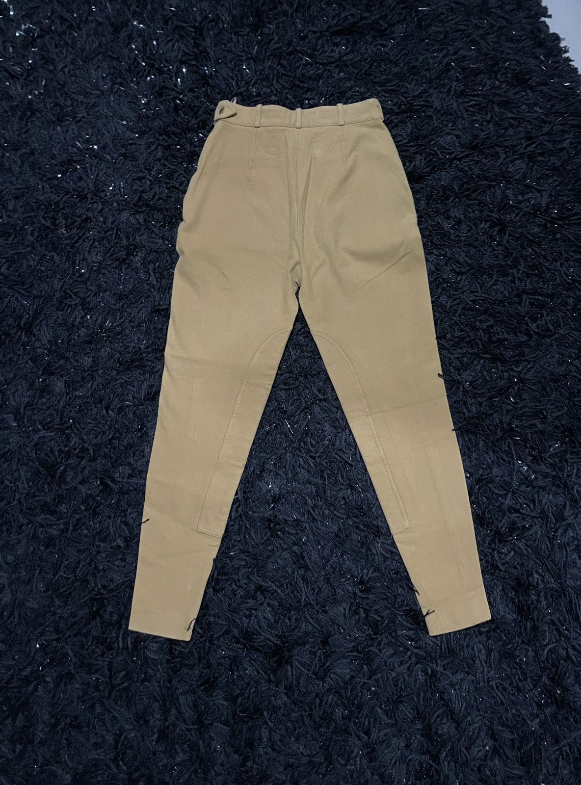 Designer × Hermes × Vintage HERMES- PARIS Equestrian Windowpane Riding Jodphur Pants Size 28" / US 6 / IT 42 - 1 Thumbnail