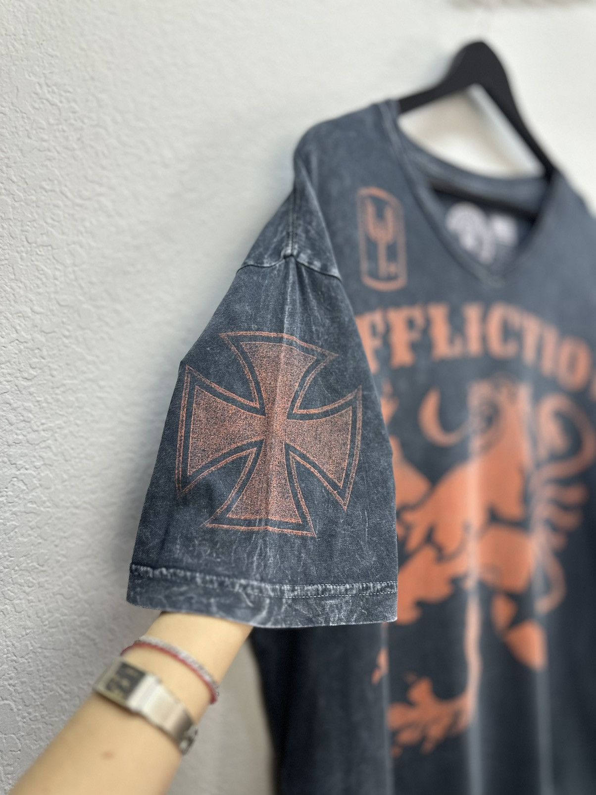 Affliction × Harley Davidson × Tapout Vintage Affliction Reversible Skull Hoodie Tapout Dead Y2K Size US XXL / EU 58 / 5 - 4 Thumbnail
