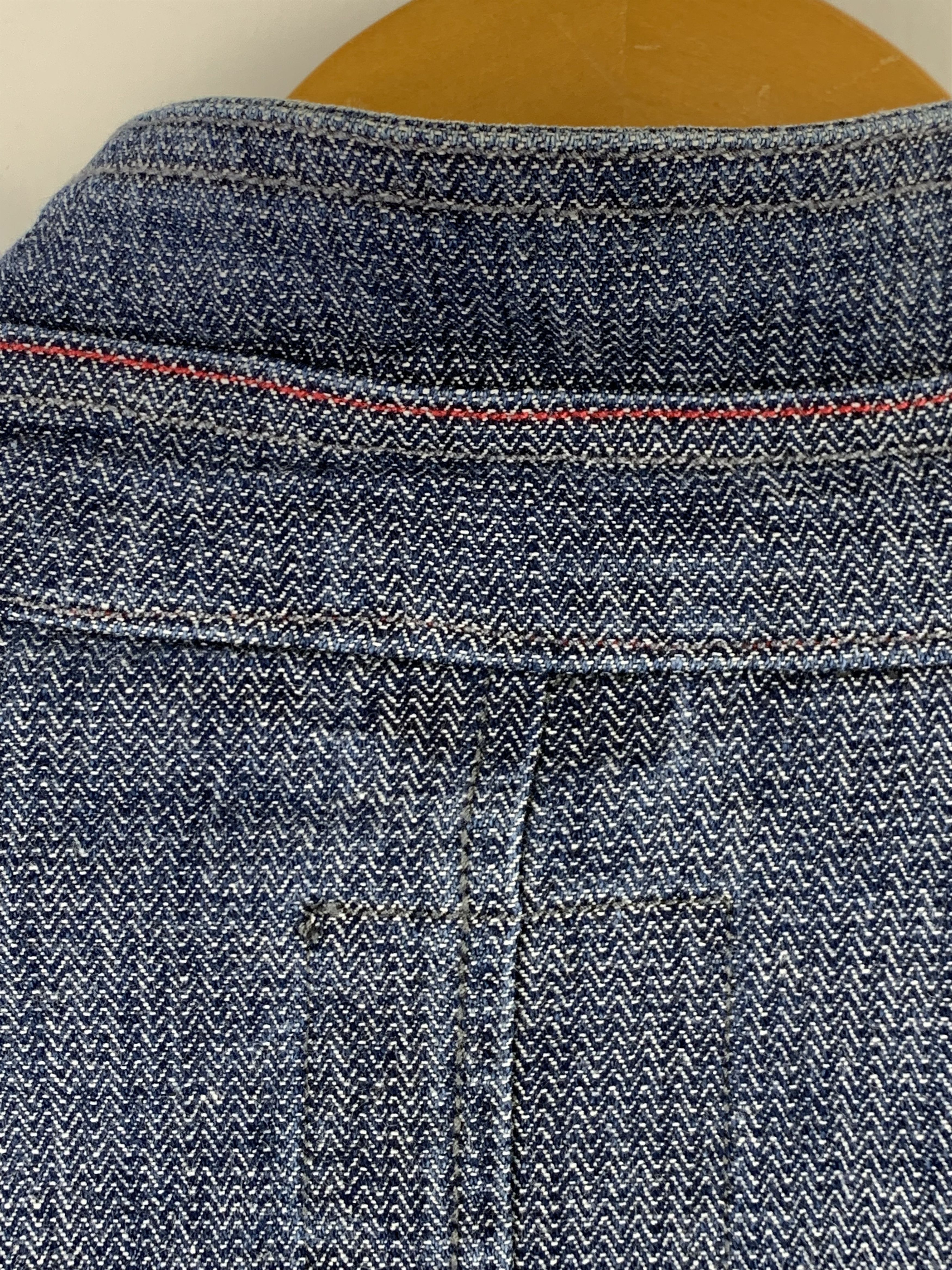 Japanese Brand Vintage Dogman Strech 3D Denim Workers Jacket J1541 Size US L / EU 52-54 / 3 - 14 Thumbnail