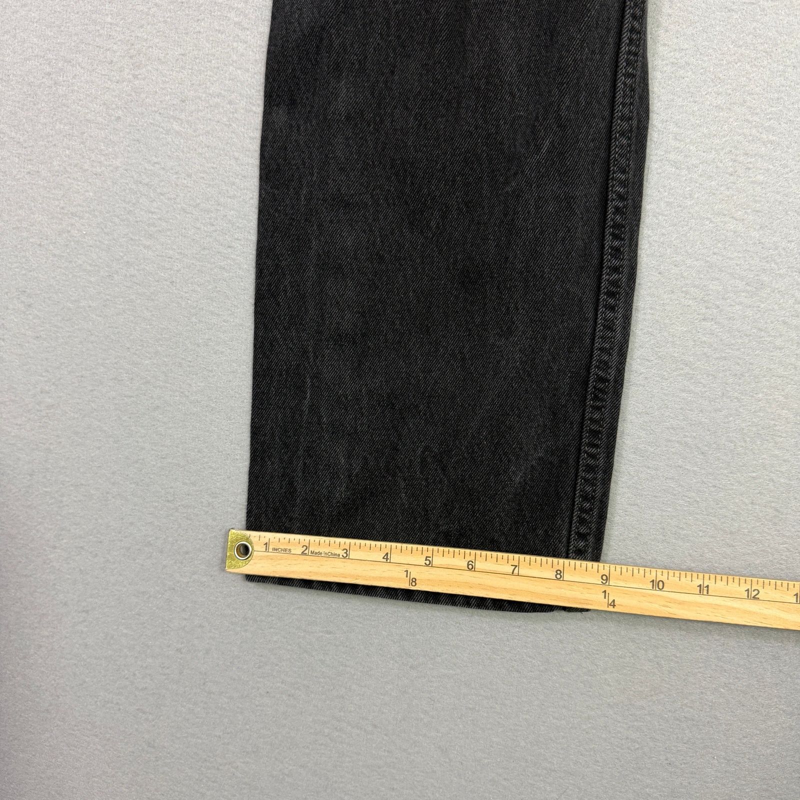 Levi's Levis 505 Jeans Men's 36x34 Black Regular Fit Straight Leg Size US 36 / EU 52 - 8 Thumbnail