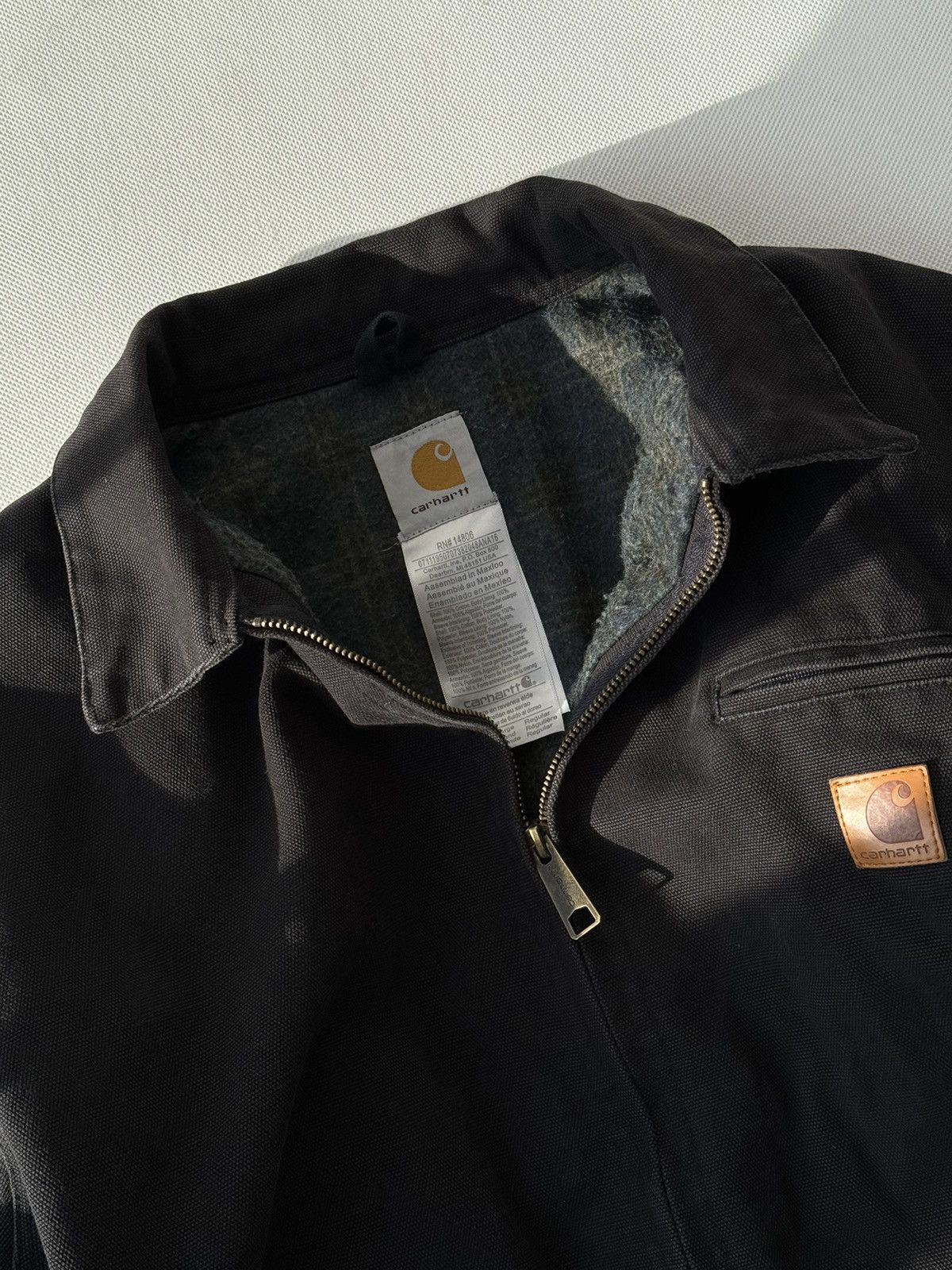 Carhartt × Vintage Vintage Carhartt Detroit jacket Black 90s Archive Zip Up Size US L / EU 52-54 / 3 - 7 Thumbnail