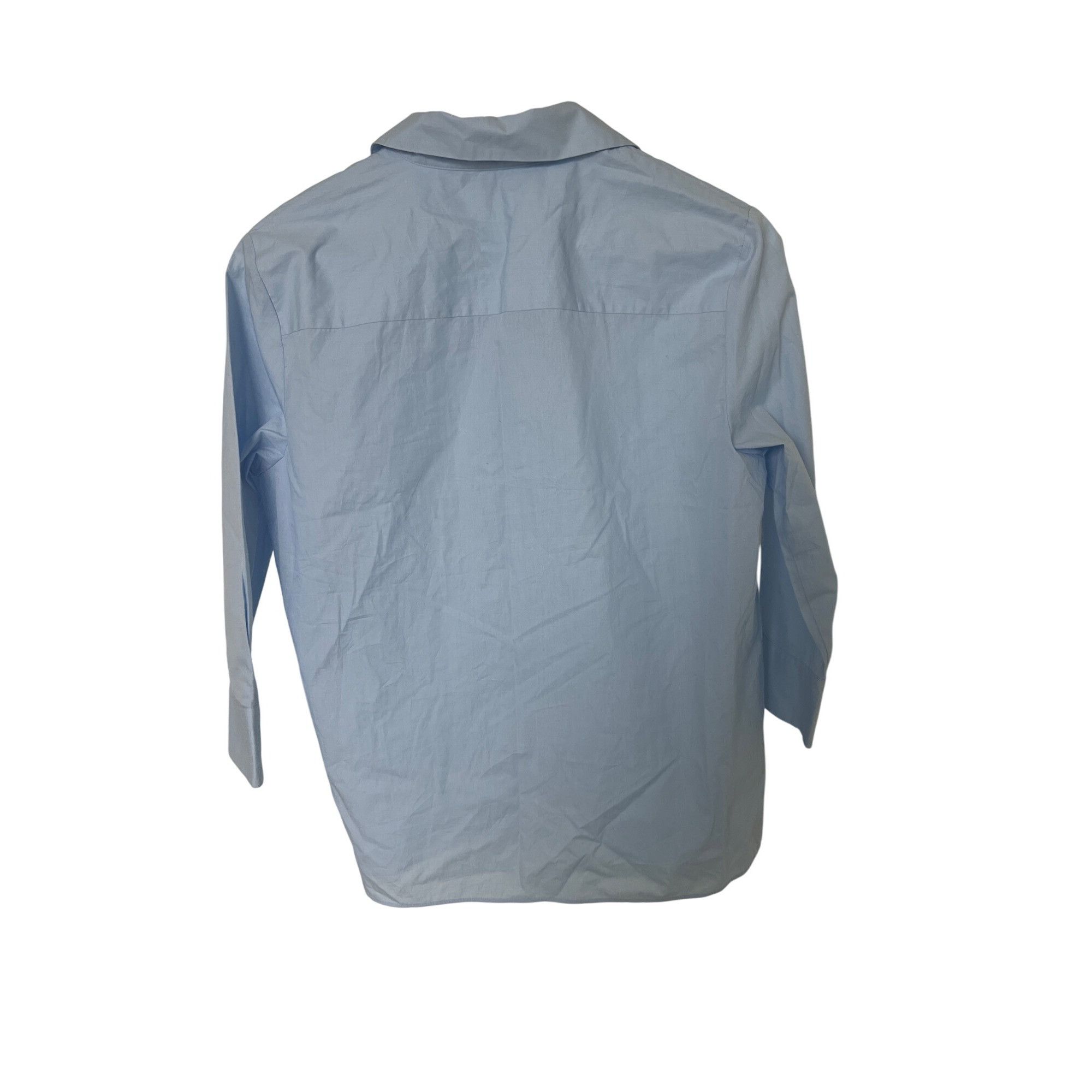 Zara Zara Blue Button Down Shirt Size M / US 6-8 / IT 42-44 - 5 Thumbnail