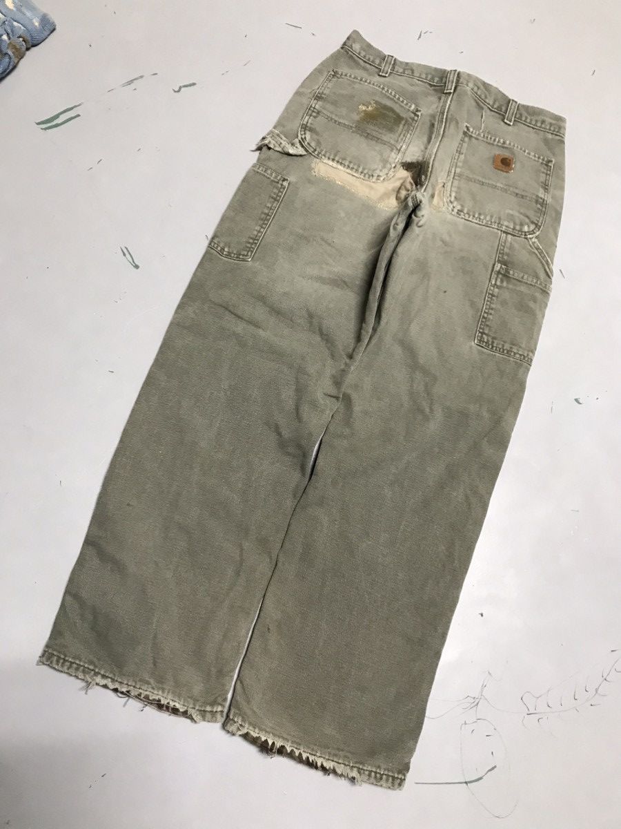 Carhartt Rare Vintage Carhartt B111 MOS blanket line carpenter denim Size US 30 / EU 46 - 6 Thumbnail