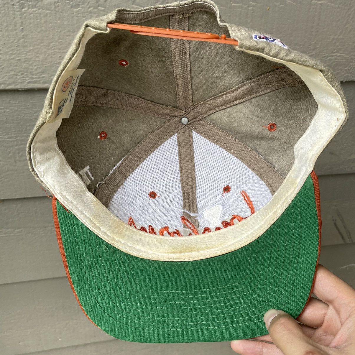 The Game Vintage 90s The Game Texas Longhorns Snapback Hat Grey Size ONE SIZE - 6 Thumbnail