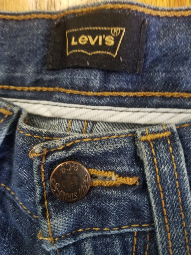 Levi's Levis 511 Skinny Jeans Mens Straight Leg Torn Ripped Size US 31 - 5 Thumbnail
