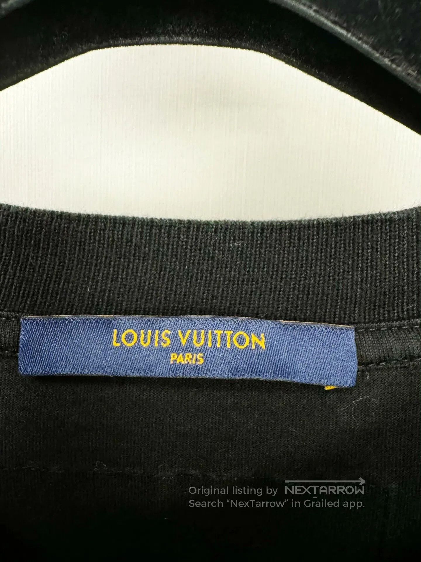 Louis Vuitton Louis Vuitton Black Short Sleeve T. Size US L / EU 52-54 / 3 - 3 Thumbnail