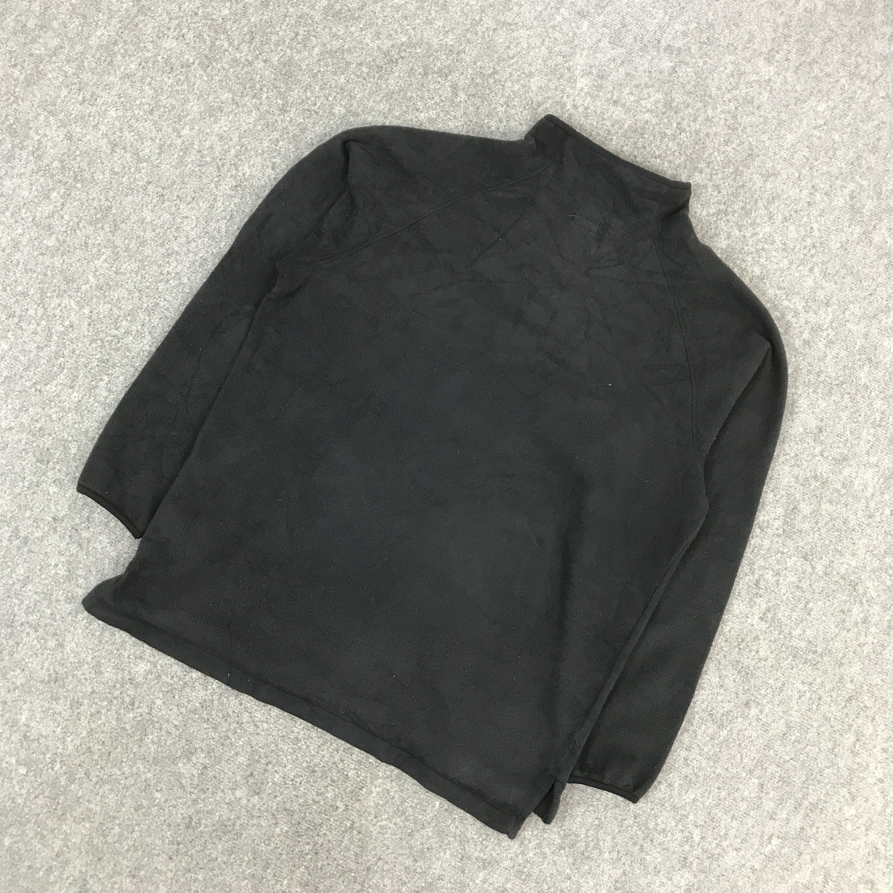 Adidas × Japanese Brand × Yohji Yamamoto ADIDAS X YOHJI YAMAMOTO FLEECE HALF ZIPPER CUSTOM ART JACKET Size US L / EU 52-54 / 3 - 6 Thumbnail