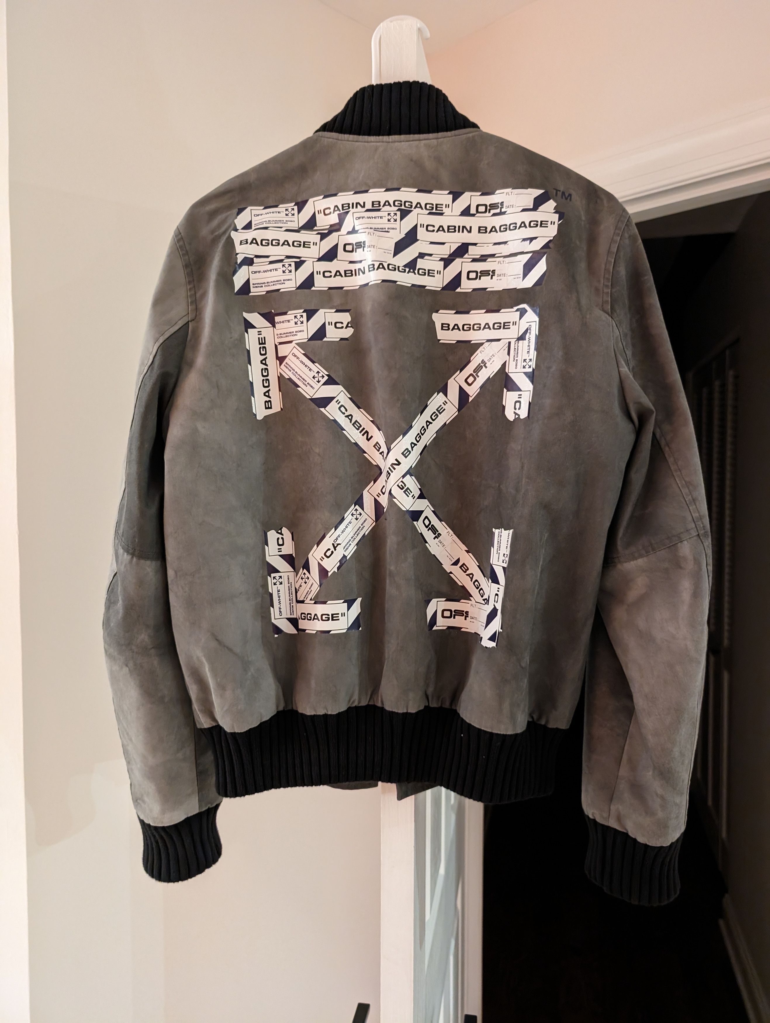 OffWhite Off white cabin baggage bomber Grailed