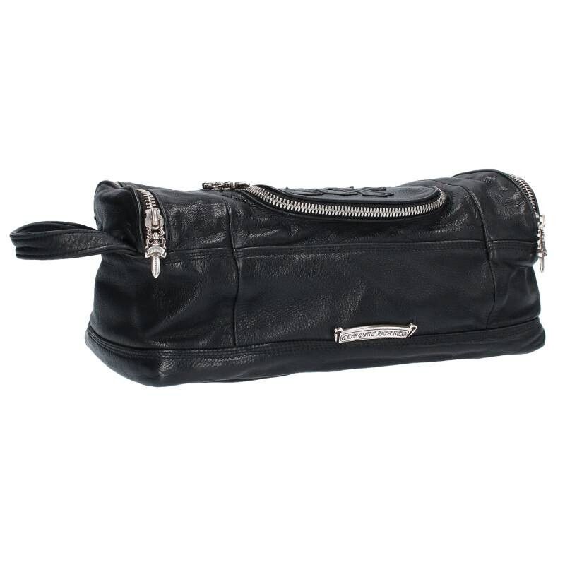 image of Chrome Hearts Cemetery Cross Patch Duffle Bag in Black, Men's