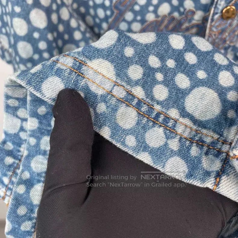 Louis Vuitton Louis Vuitton Co-branded polka-dot embroidered logo denim Size US S / EU 44-46 / 1 - 8 Thumbnail