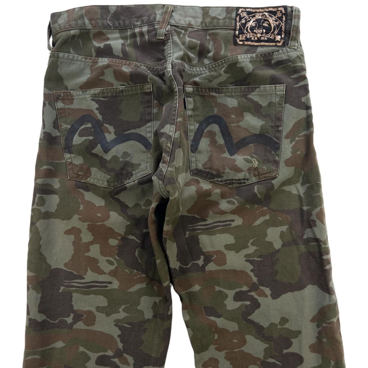 Evisu Vintage Evisu Double Gull Camo Trousers Size W32 Size US 32 / EU 48 - 1 Thumbnail