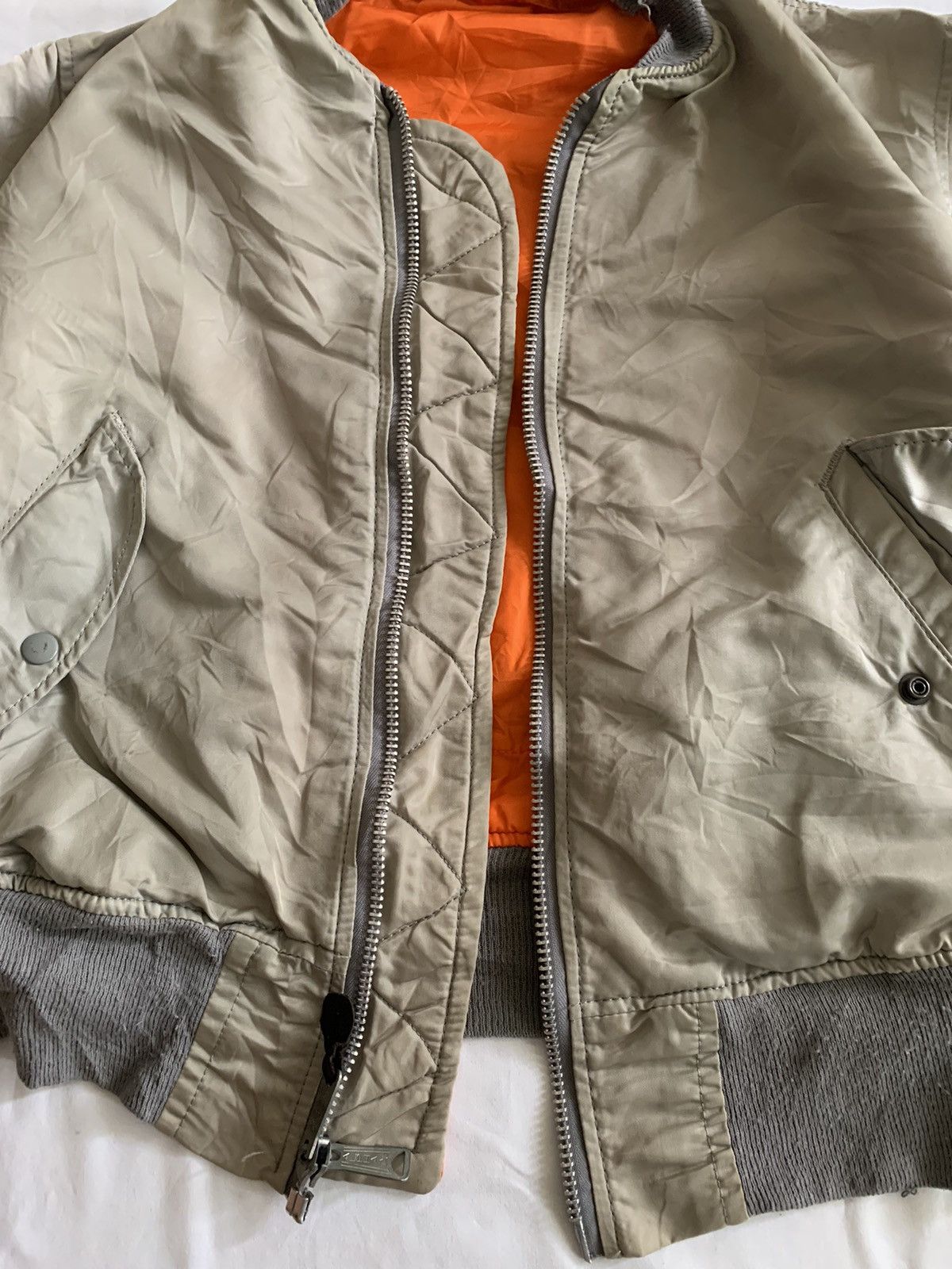 Avirex ALPHA INDUSTRIES VINTAGE REVERSIBLE BOMBER JACKET Size US L / EU 52-54 / 3 - 14 Thumbnail