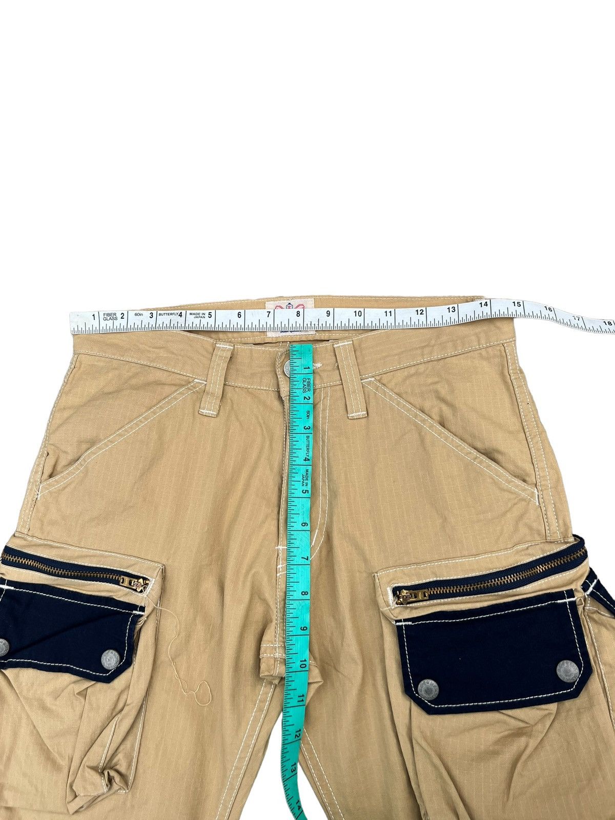KOJIMA GENES Kojima Genes Japan Tactical Cargo Ripstop Trouser Cropped Size US 29 - 3 Thumbnail