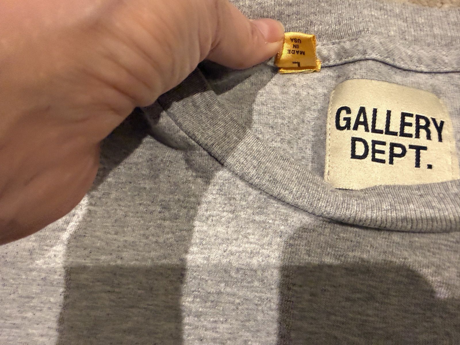Gallery Dept. Gallery Dept. Long Sleeve TShirt Gray Large Size US L / EU 52-54 / 3 - 6 Thumbnail