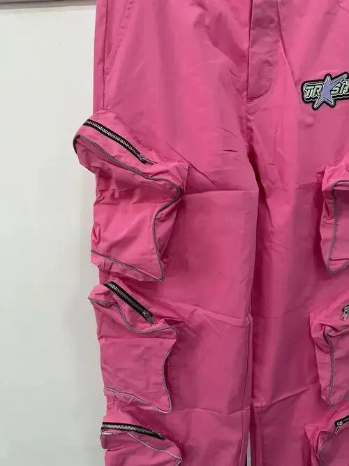 Jean Reflective pants with stars and pockets hip-hop Harajuku Size US 31 - 4 Thumbnail