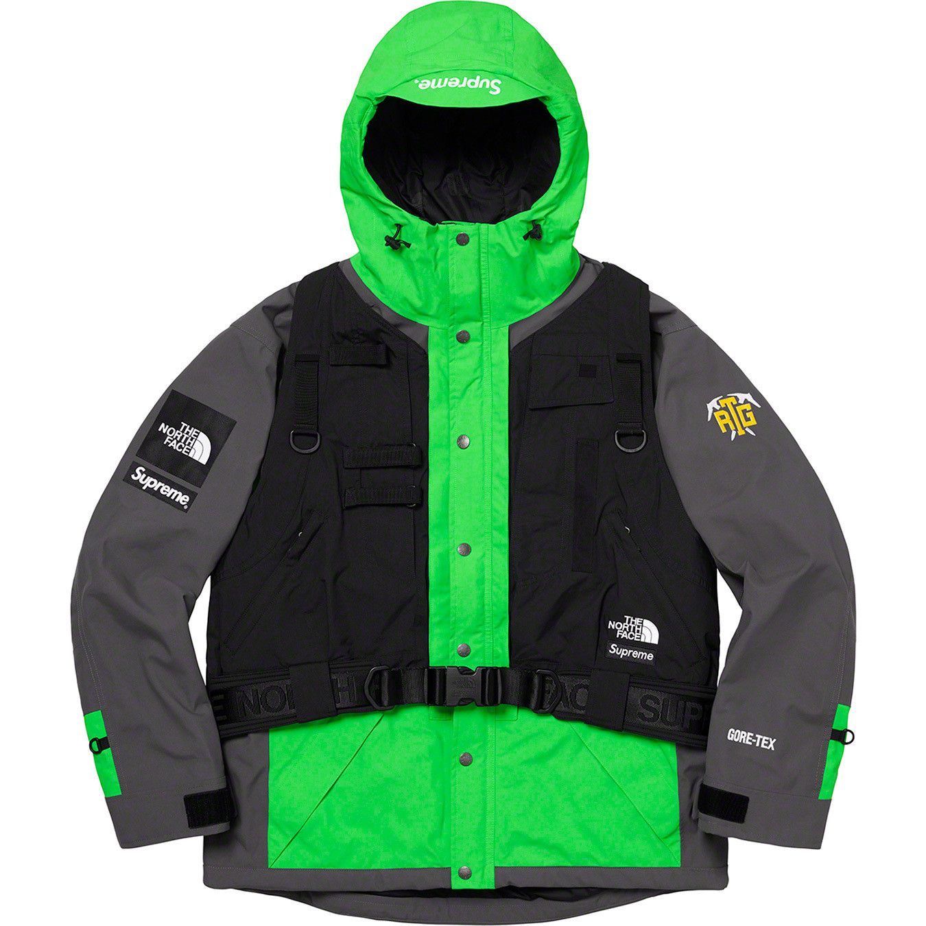 Supreme × The North Face F/W 2020 RTG Jacket + Vest Green SZ XL Size US XL / EU 56 / 4 - 8 Thumbnail