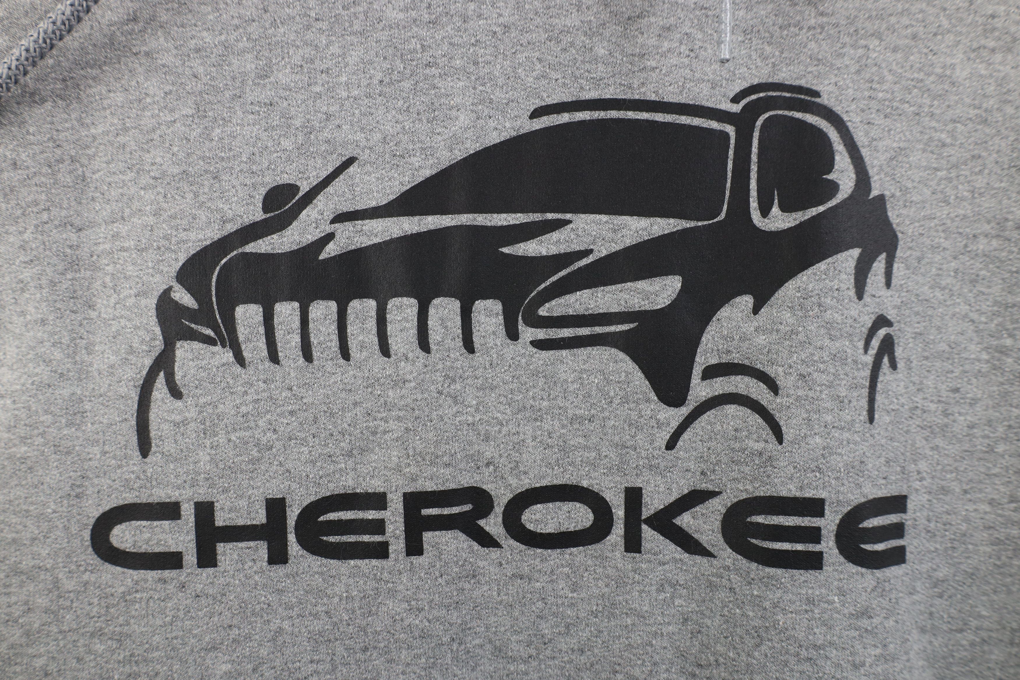 Vintage Vintage 90s Y2K Jeep Motor Co Cherokee Hoodie Sweatshirt Size US XL / EU 56 / 4 - 4 Thumbnail