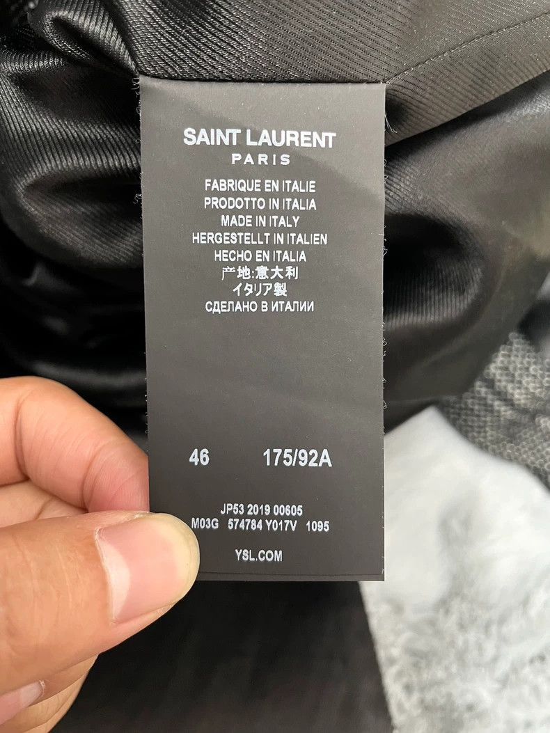 Saint Laurent Paris Saint Laurent Double-Breasted Wool Coat-2507 Size US M / EU 48-50 / 2 - 5 Thumbnail