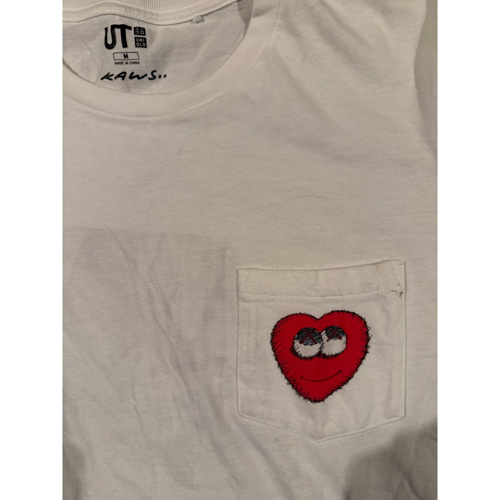 Kaws Kaws fuzzy Heart Single Stitch Stitch Size US M / EU 48-50 / 2 - 2 Thumbnail