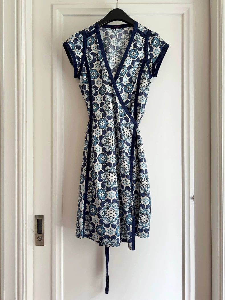 Kenzo KENZO Blue and white diagonal collar Chinese body-hugging Size XS / US 0-2 / IT 36-38 - 5 Thumbnail
