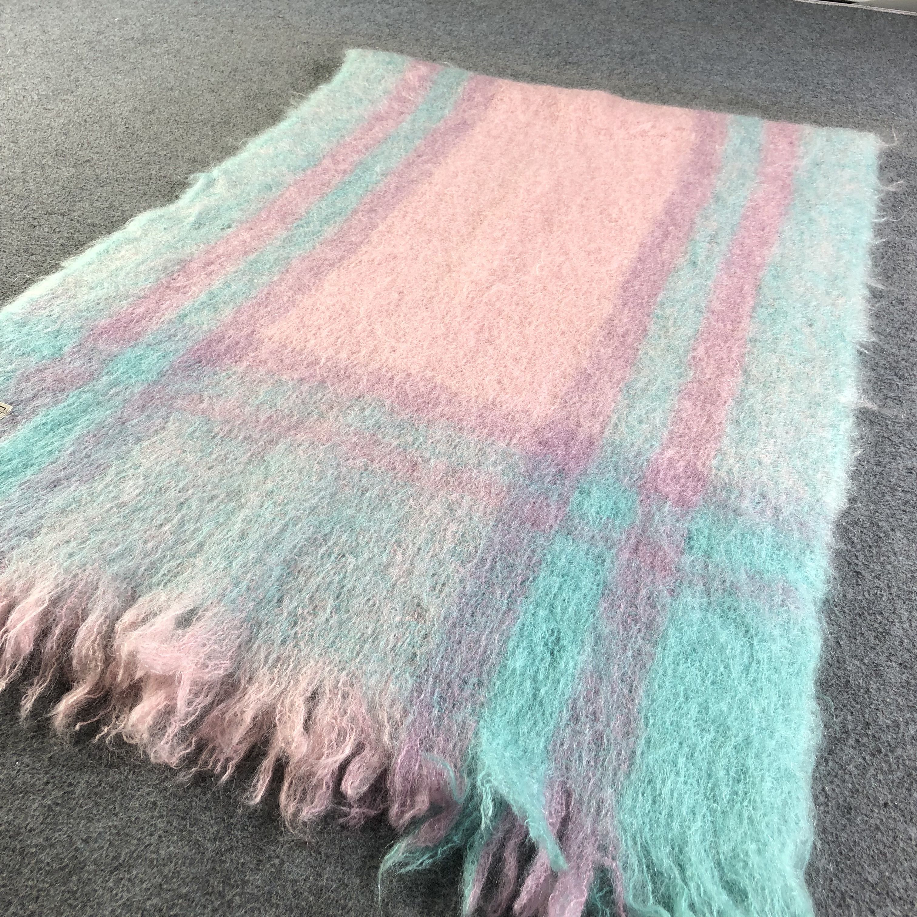 Vintage Glen Cree Luxury Mohair Scarf Muffler Neckwear V2194 Size ONE SIZE - 3 Thumbnail