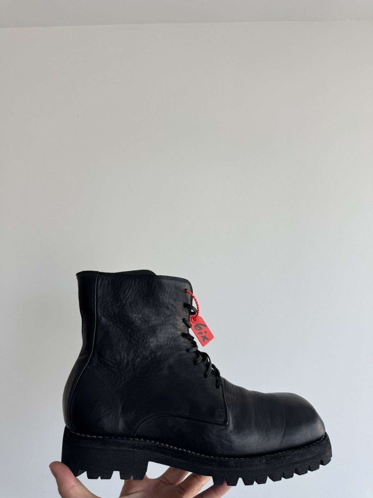 Guidi Guidi 79085V Ankle High Horse Leather All Black Boots Size US 10 / EU 43 - 23 Thumbnail
