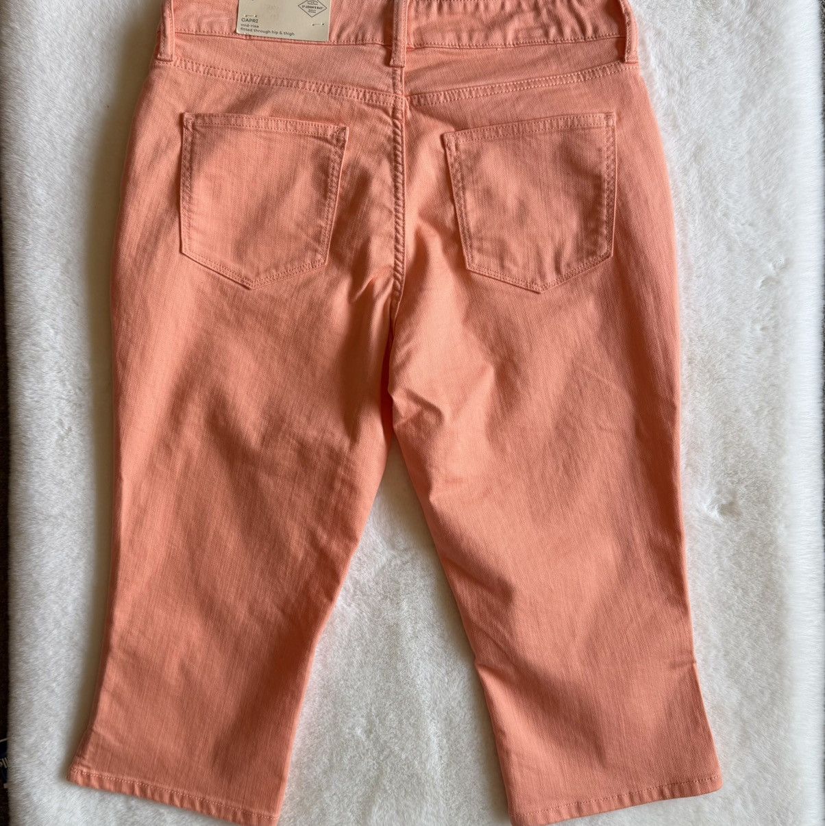 St. Johns Bay St. John’s Bay Mid Rise Papaya Punch Capri Pants Size 10P Size 32" / US 10 / IT 46 - 5 Thumbnail