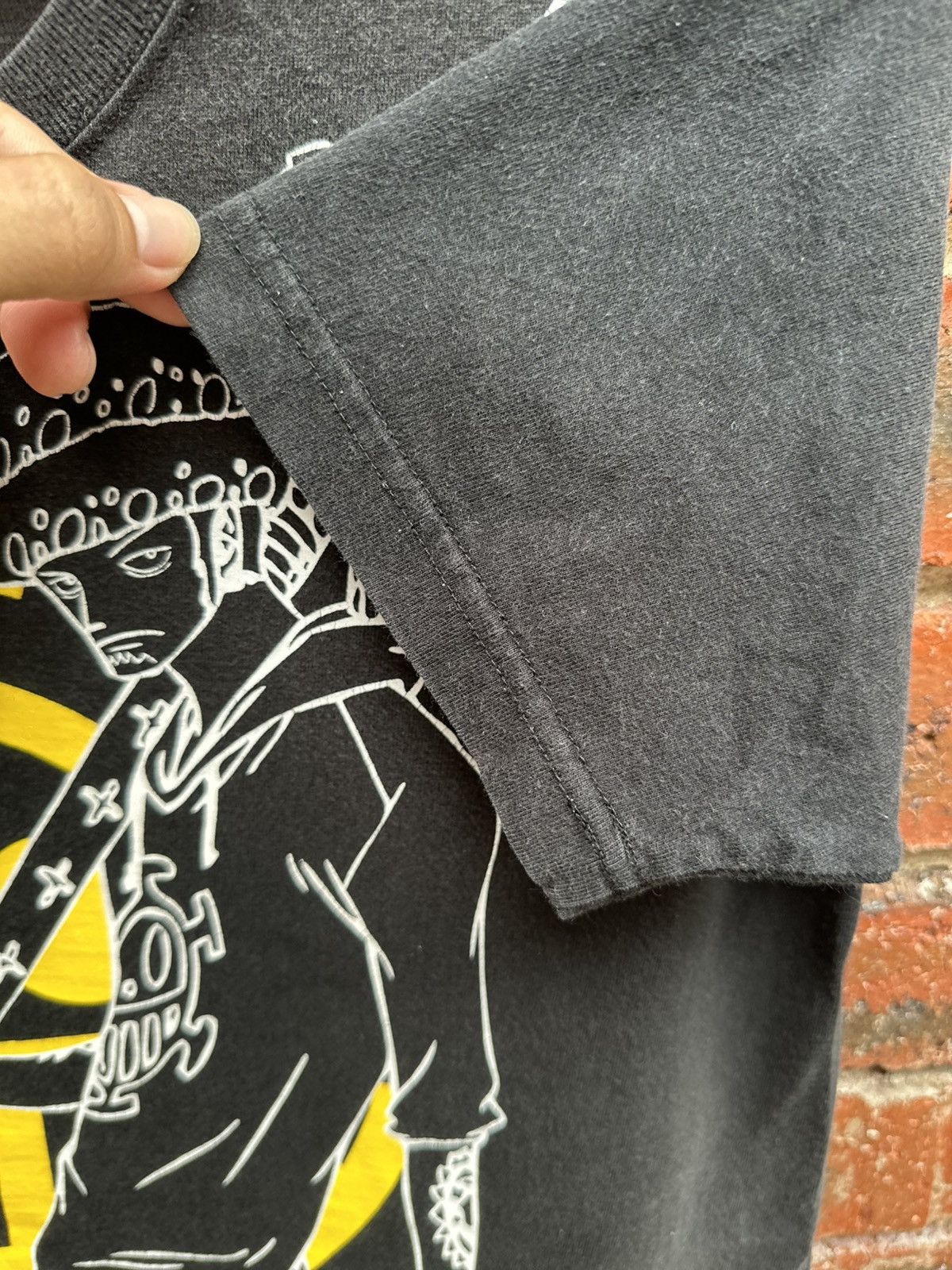 Japanese Brand × One Piece × Vintage Vintage One Piece Surgeon Of Death Faded Tee Size US M / EU 48-50 / 2 - 2 Thumbnail